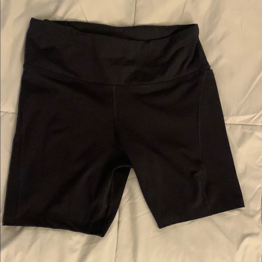 Nike Black Bike Shorts High-Rise Compression Fit